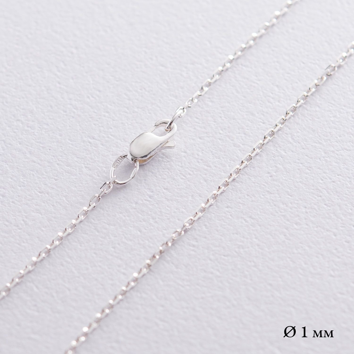 

Серебряная цепочка (якорное плетение) б010191 Оникс 40
