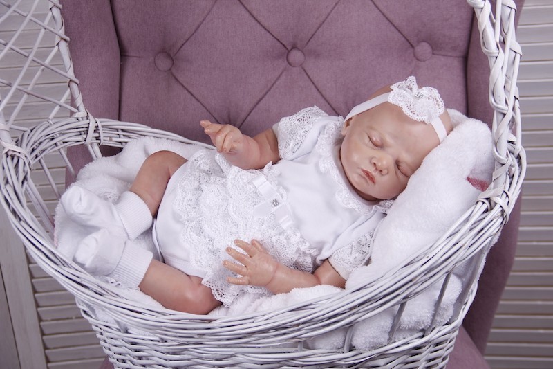 

Нарядный костюм на девочку Brilliantbaby Barbie 56-62 см белый