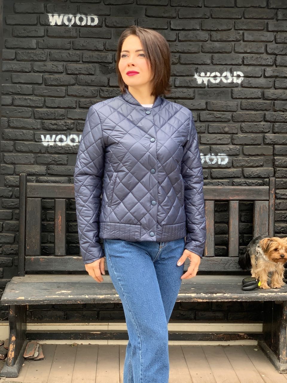 

Куртка стеганая Khan темно-синий  XL, Куртка стеганая Khan темно-синий 50 XL