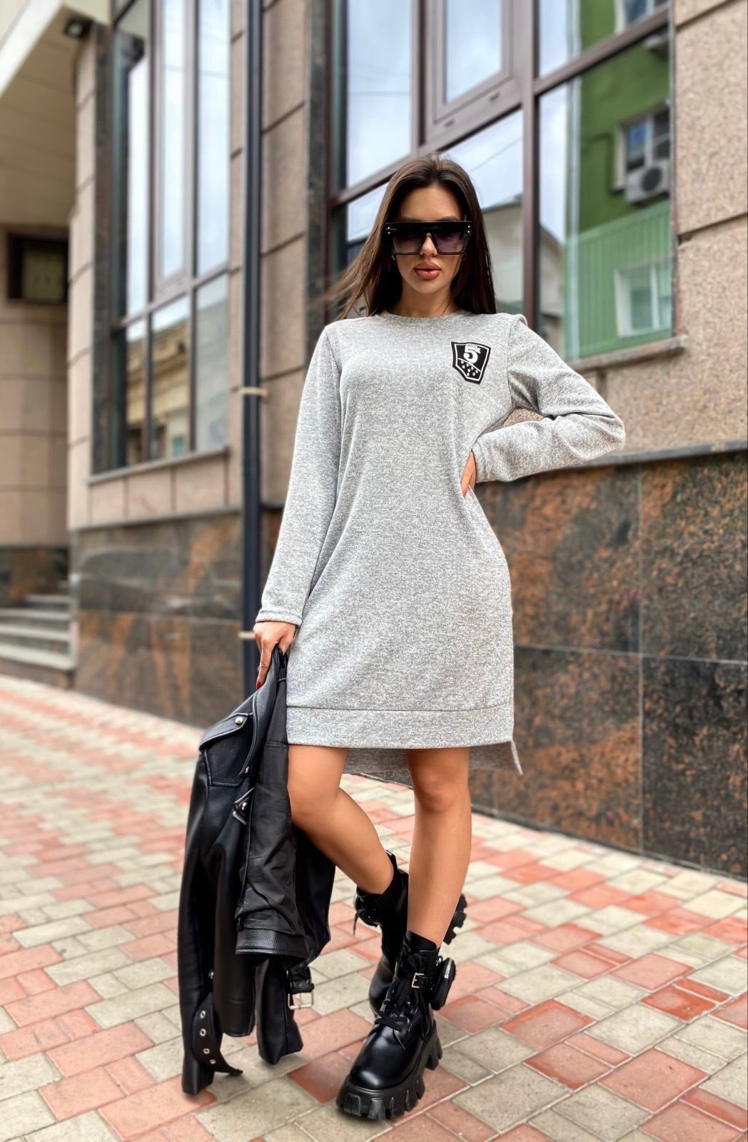 

Платье No-na из ангоры меланж 54-56
