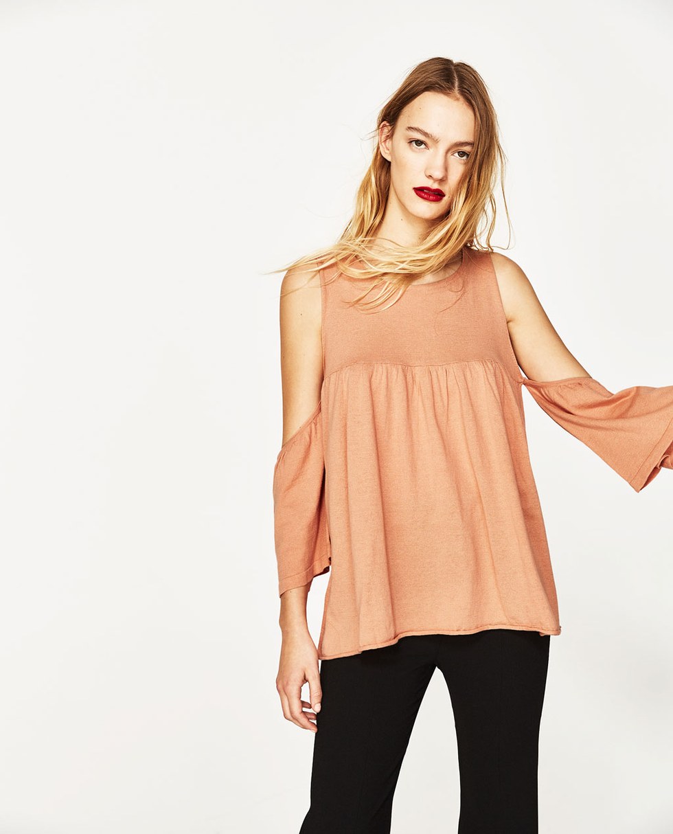 

Футболка Zara 9598/017/620 S персиковий