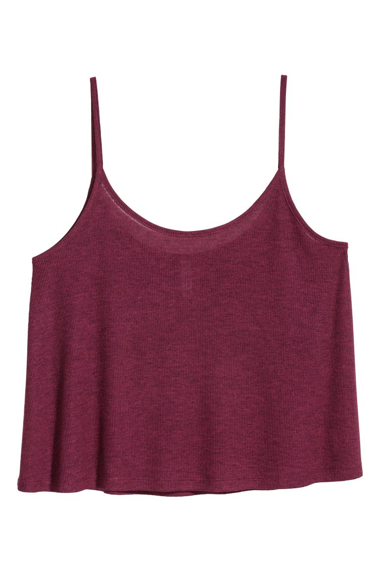 

топ H&M 0526841 M бордовий