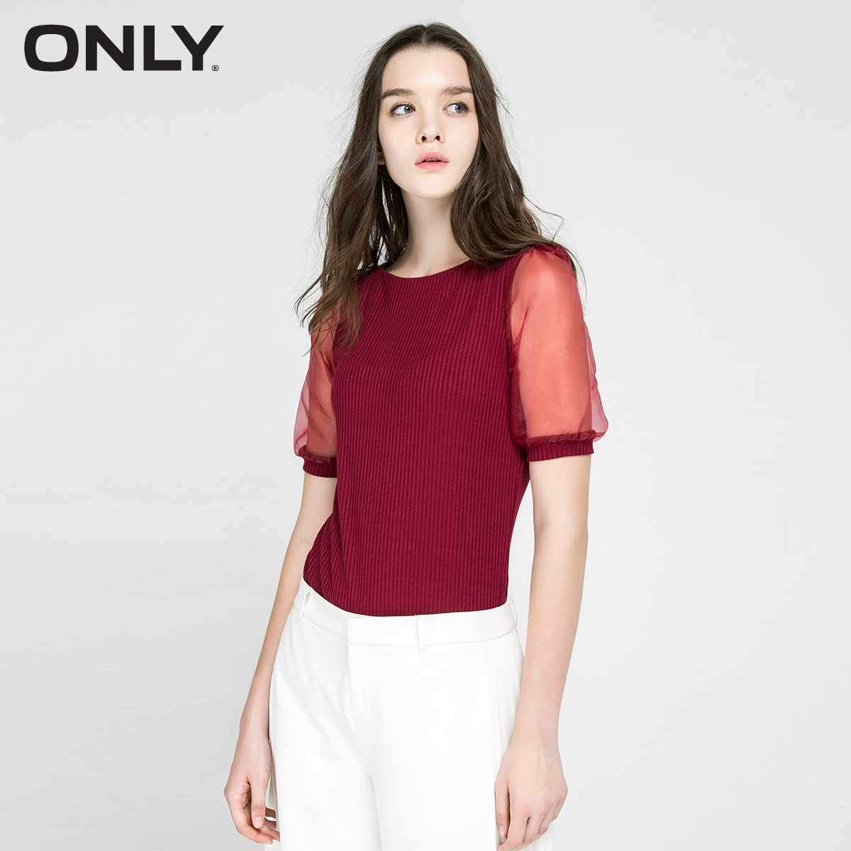 

Футболка Only 11630154207B XS бордовий