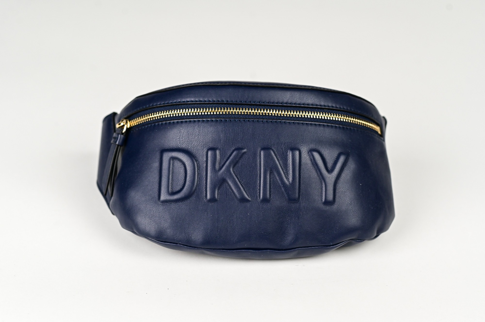

Жіноча поясна сумка (бананка) DKNY темно-синя