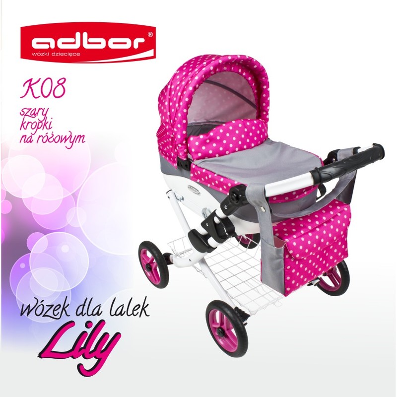 

Коляска для кукол Adbor Lily K08