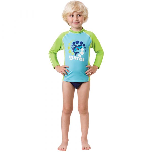 

Реглан солнцезащитный Mares Rash Guard Kid детский (голубо-зелёный) 2-3 года (412543.BL.XS)