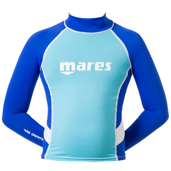 

Реглан солнцезащитный Mares Rash Guard Junior детский (сине-голубой) 9-10 лет (412500.BL.S)