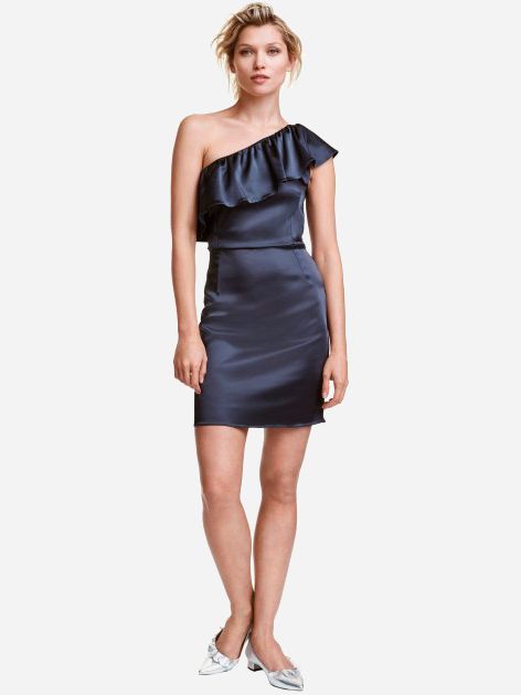 

Платье H&M 3hm05330025 42 Темно-синее