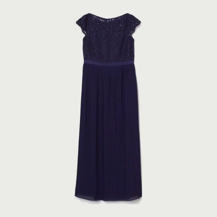 

Платье H&M 2512-8847261 L Темно-синее