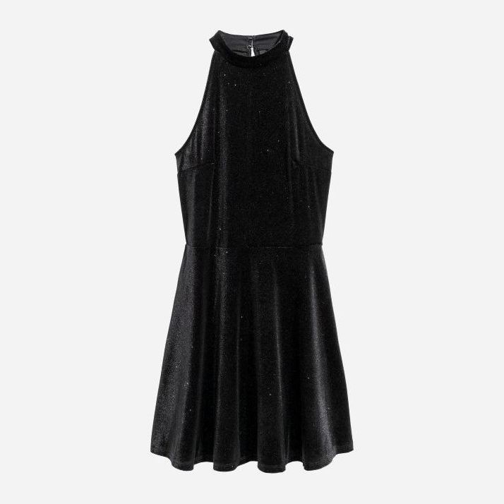 

Платье H&M 5711976-ABFJ 42 Черное с серебристым