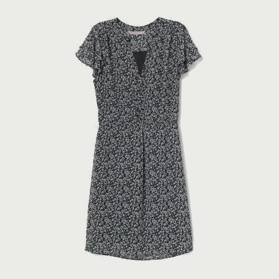

Платье H&M 6182871dm  Черное с белым, Платье H&M 6182871dm 34 Черное с белым