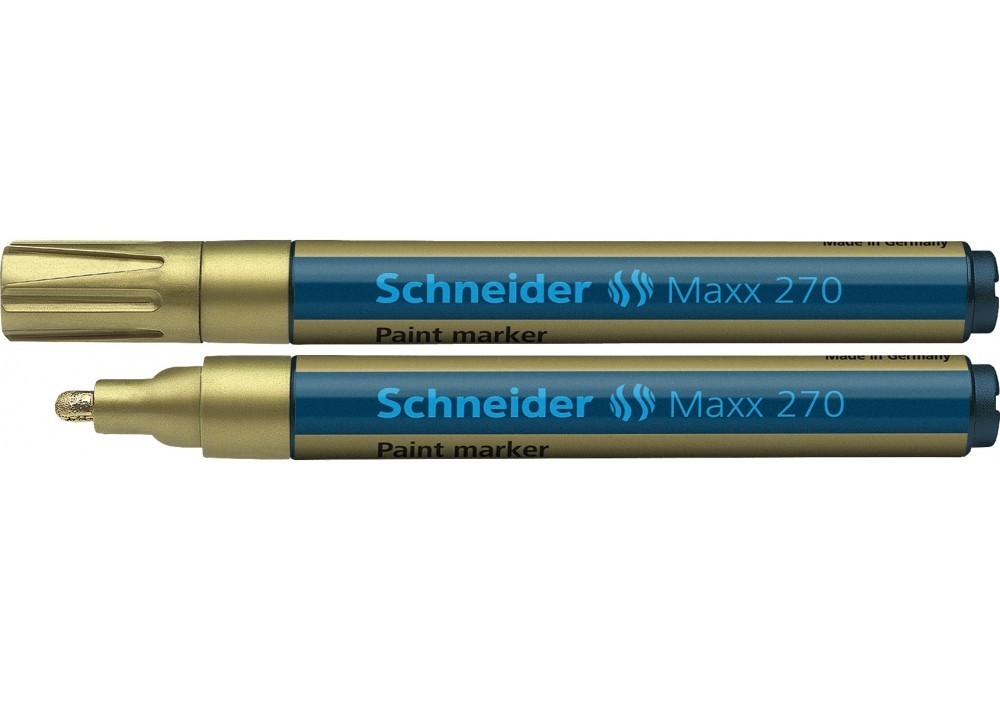 

Маркер для декоративных и промышленных работ SCHNEIDER MAXX 270 2-3 мм, золотой . S127053