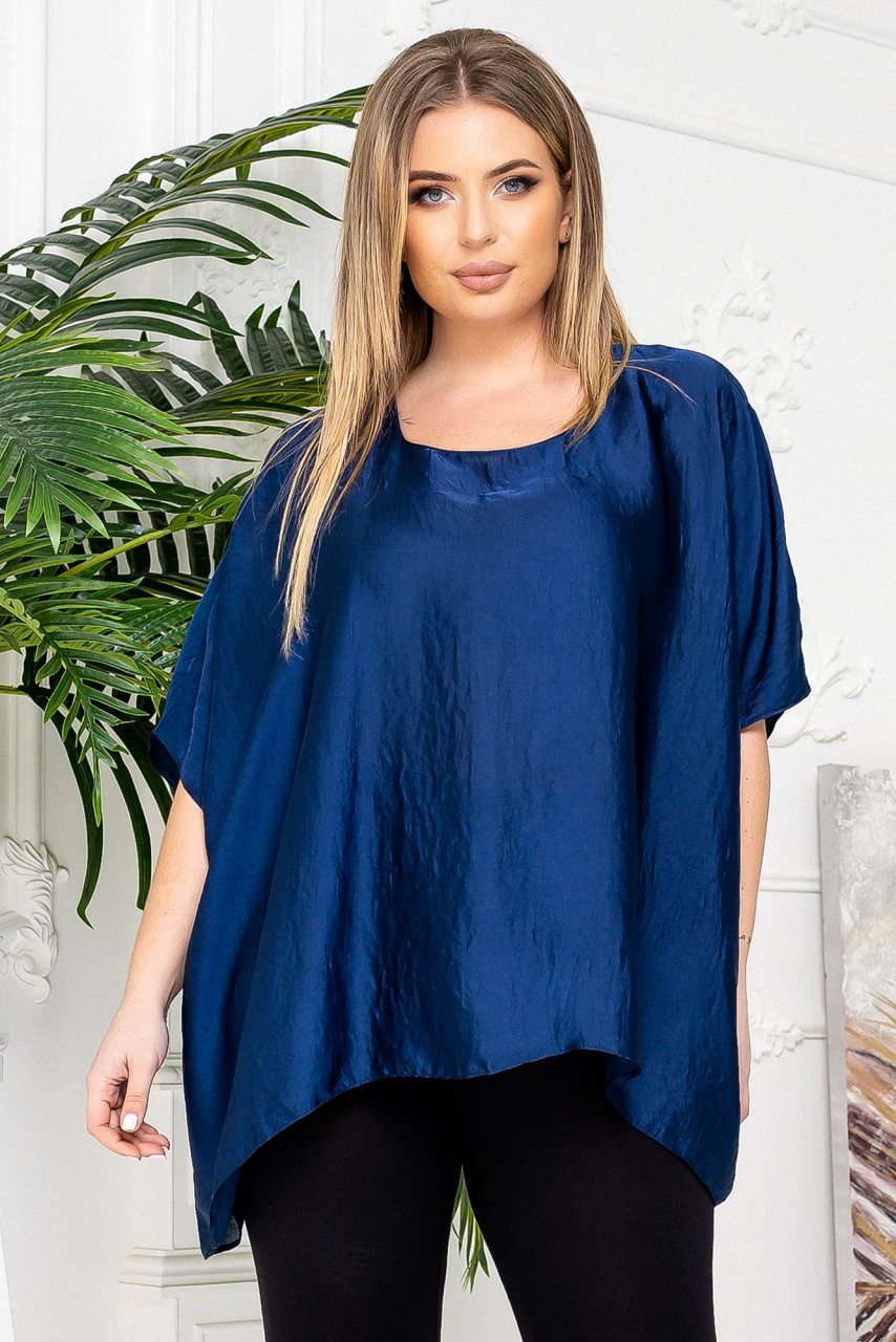 

Шелковая блуза-оверсайз Фасон 32036_42-78 42-78