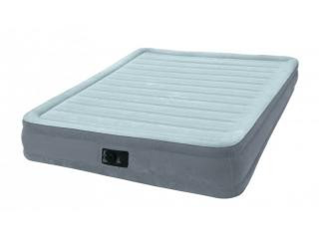 

Надувная кровать-матрас Intex Comfort-Plush Mid Rise Queen 67770 L встроеный электро насос