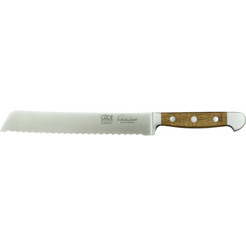 

Нож для нарезки хлеба Alpha Oak 21см, Gude