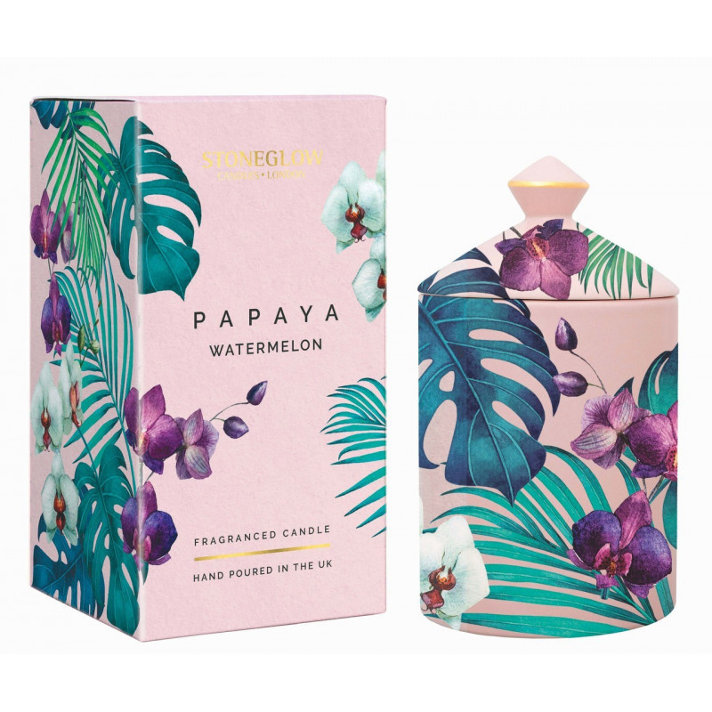

Свеча ароматическая Papaya & Watermelon (тумблер) Urban Botanics, Stoneglow