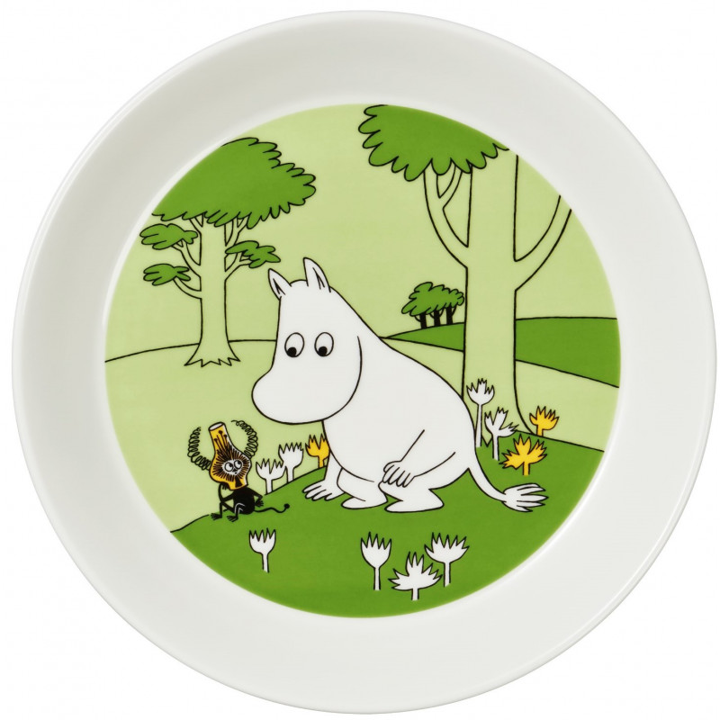 

Тарелка Муми-Тролль зеленая 19см Moomin, Arabia