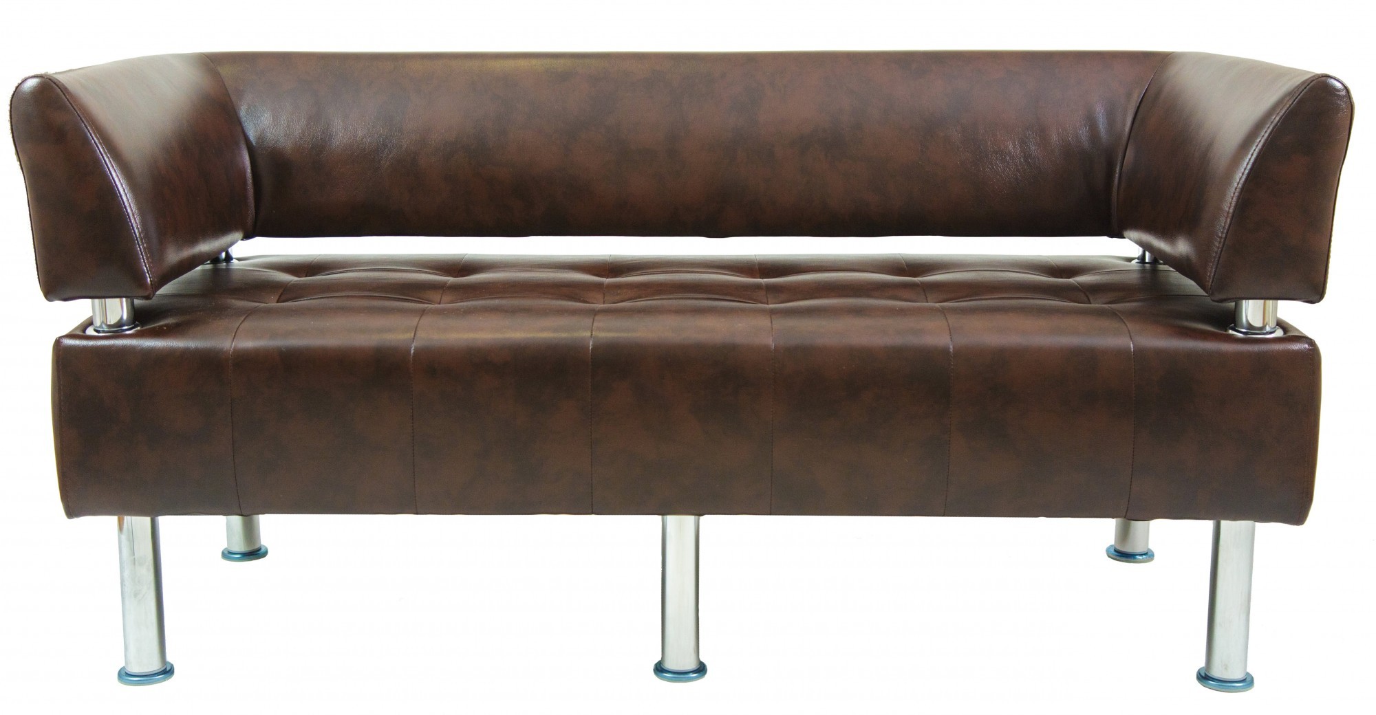 

Диван Office Двойка 1550 x 680 x 750H см Со спинкой и подлокотниками Титан Dark Brown Коричневый