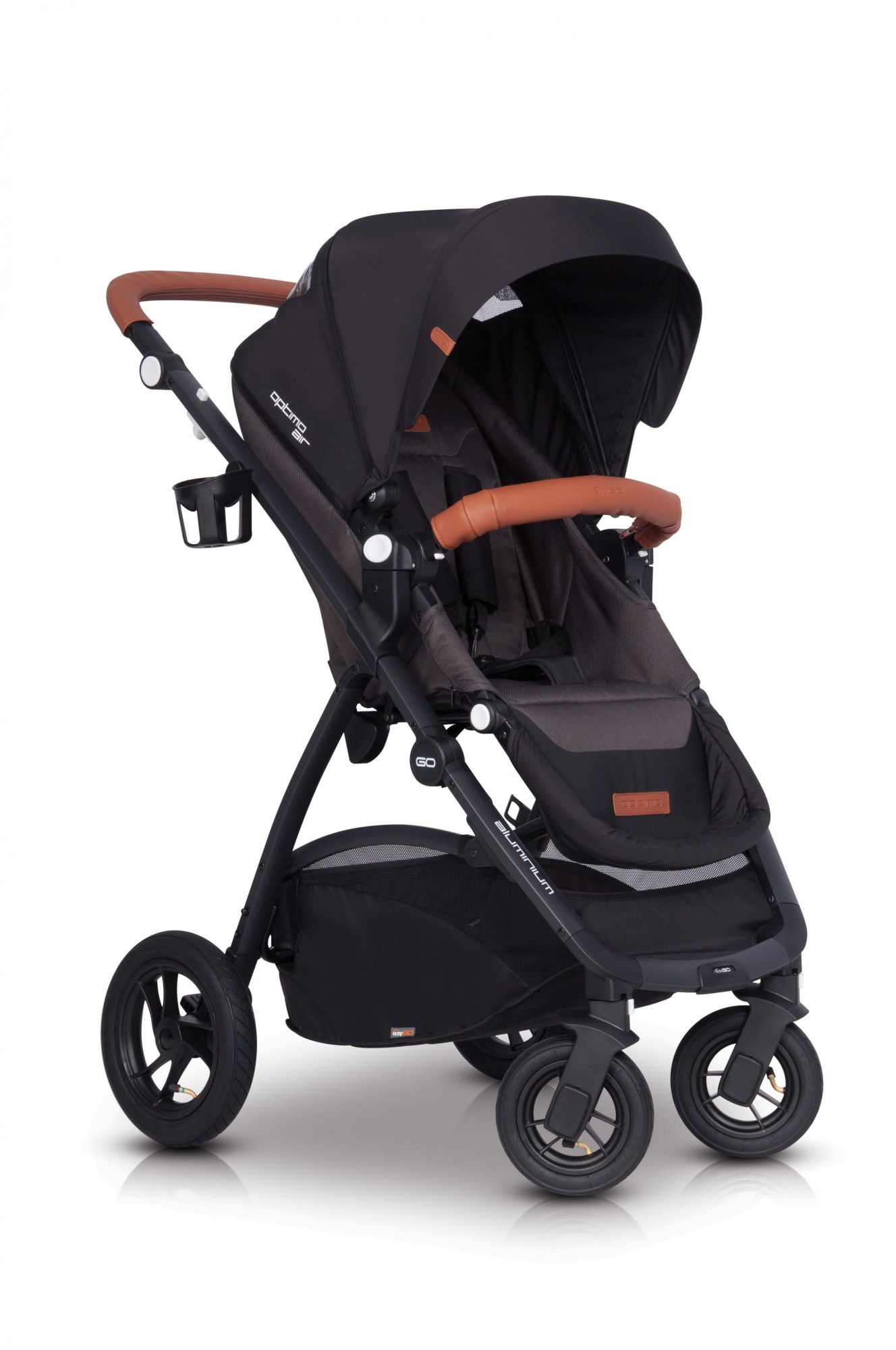 

Детская прогулочная коляска EasyGo Optimo Air Anthracite