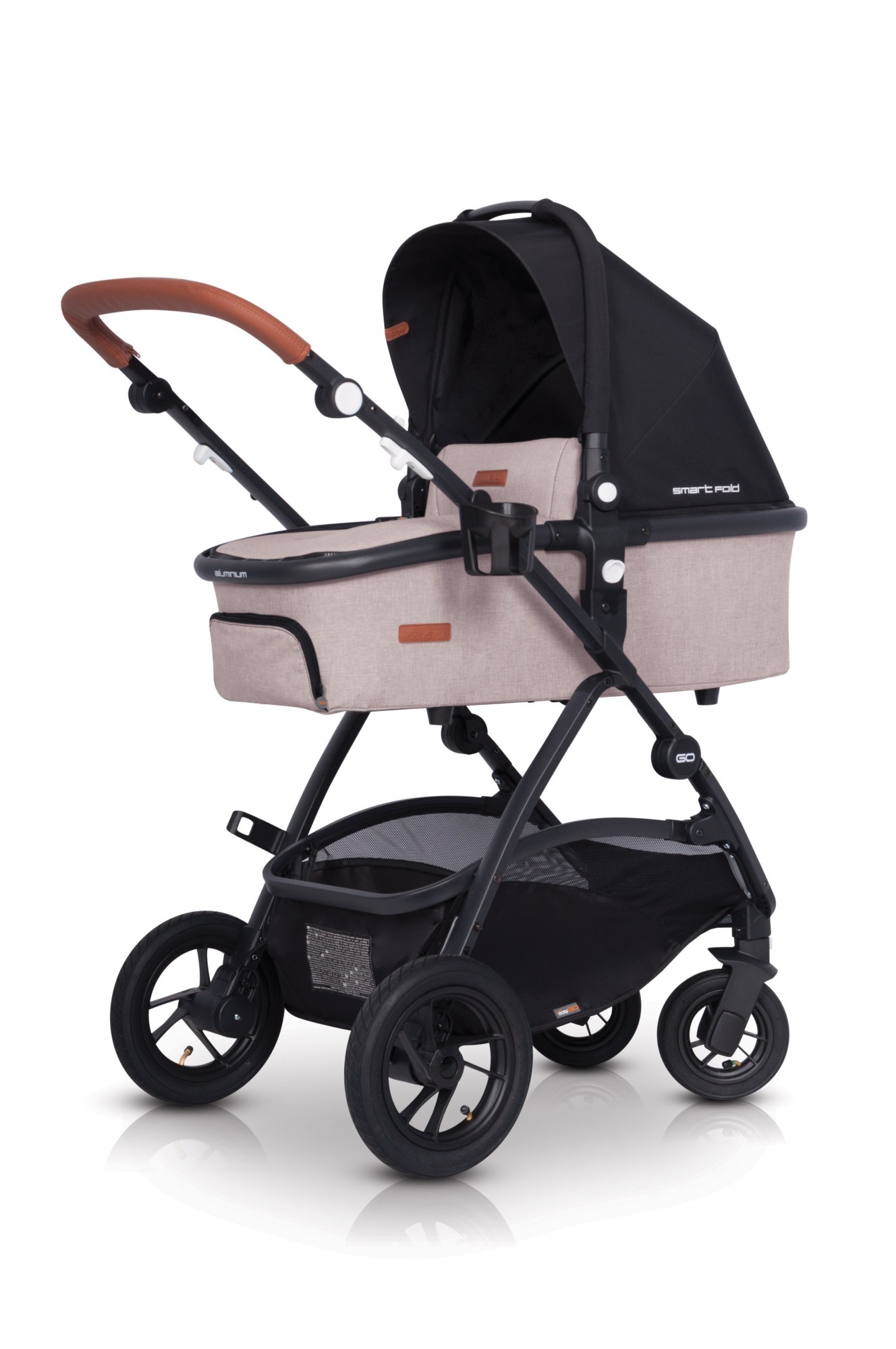 

Детская универсальная коляска 2в1 EasyGo Optimo Air Sand