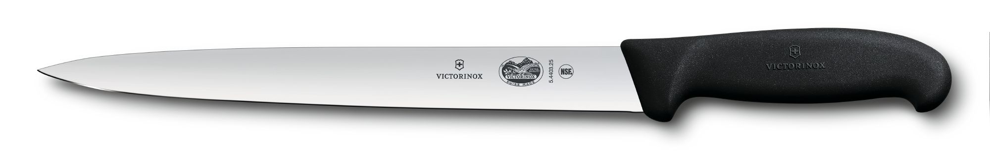 

Кухонный нож Fibrox Slicing 25см с черн. ручкой (Vx54403.25)