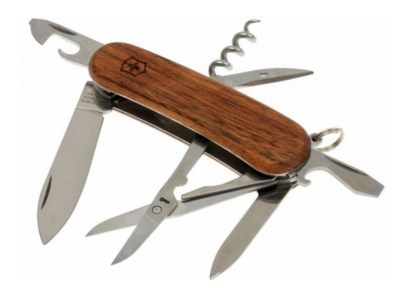 

Ніж Victorinox Delemont, EvoWood 14, 85 мм 2.3901.63 (Vx23901.63)