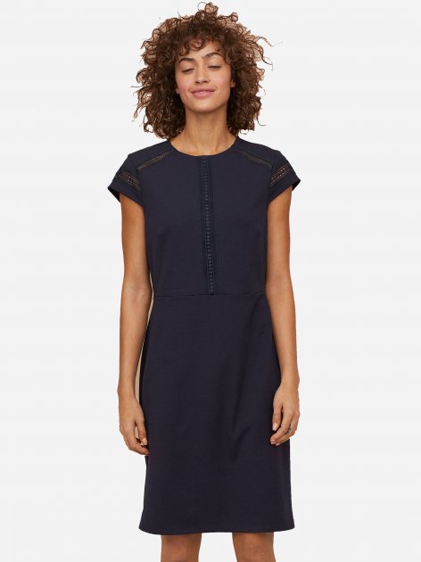 

Платье H&M 0712913-9  Темно-синий (СА2000001685372, Платье H&M 0712913-9 XL Темно-синий (СА2000001685372)