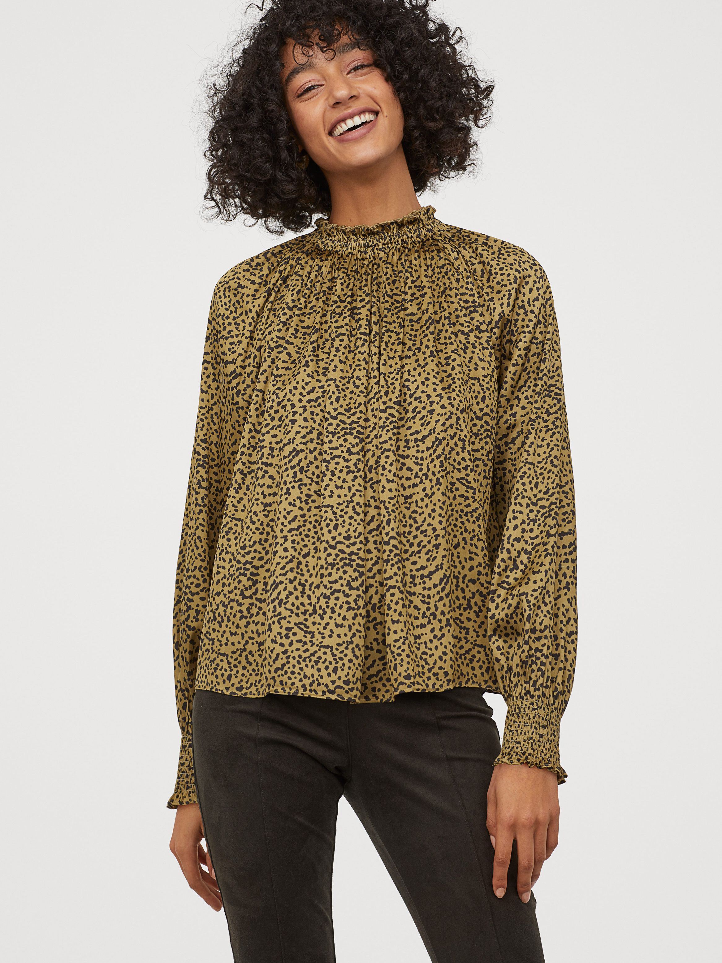 

Блузка H&M 0797150-0 36 Хаки (СА2000001577127)