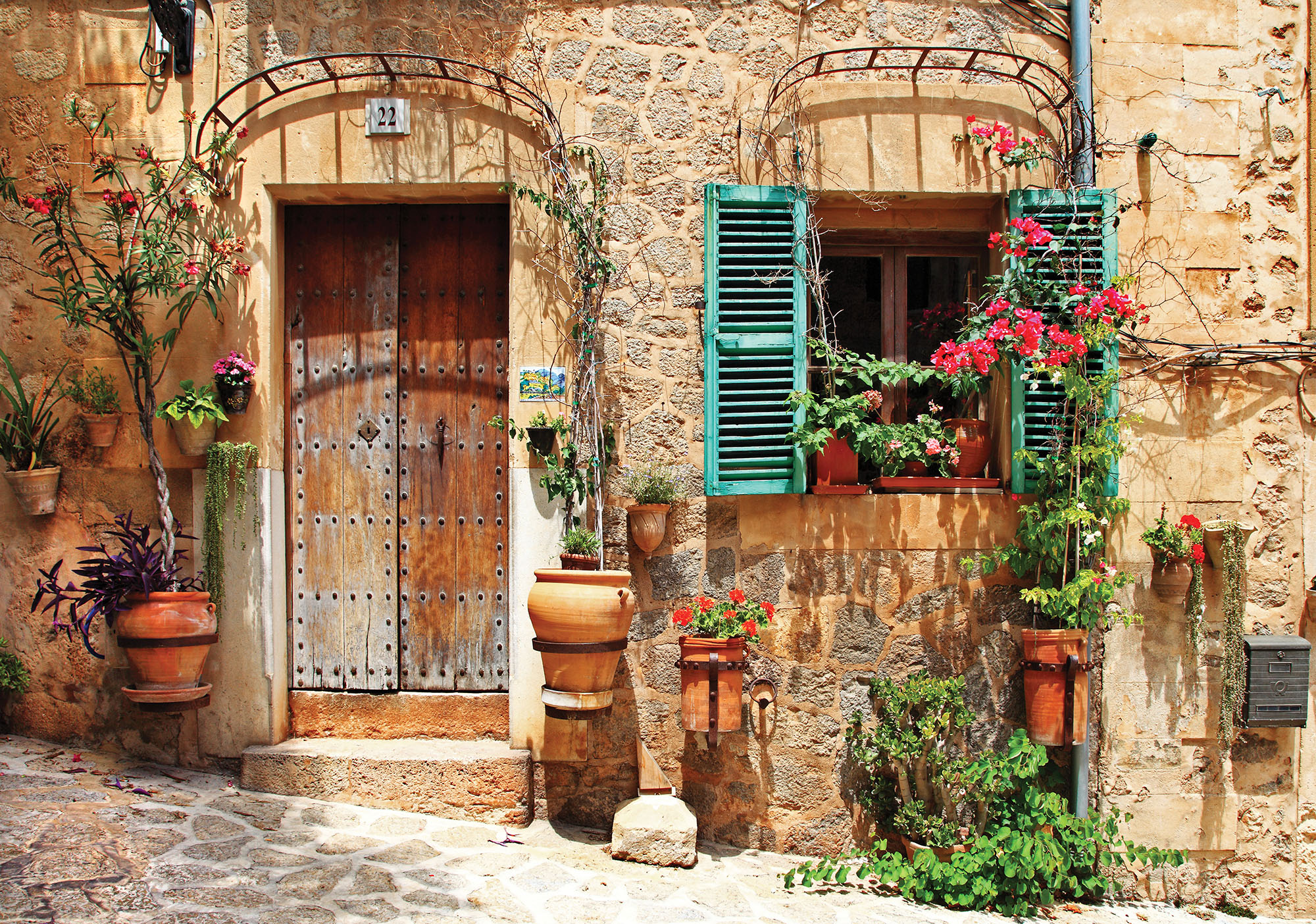 

Фотообои бумажные DecoArt Улочка в Италии 254 x 184 см 2 сегмента (10388-P4)