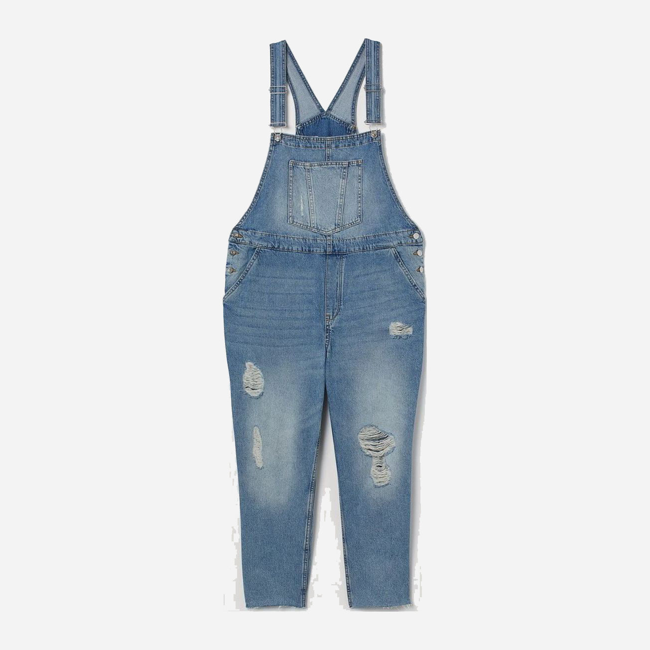 

Полукомбинезон джинсовый H&M 0819428-0 2XL Синий (СА2000001616543)