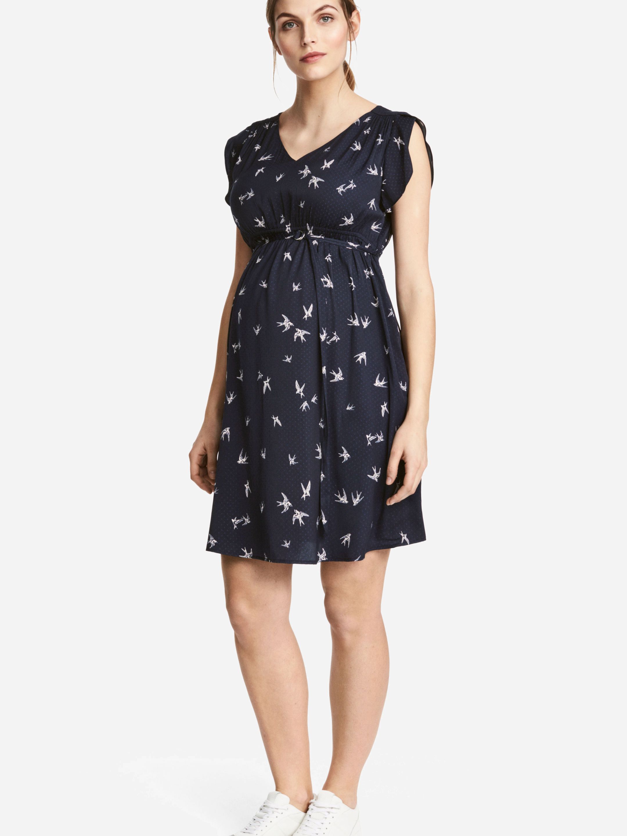 

Платье для беременных H&M 02-0282305-5 XL Темно-синее (СА2000001371503)