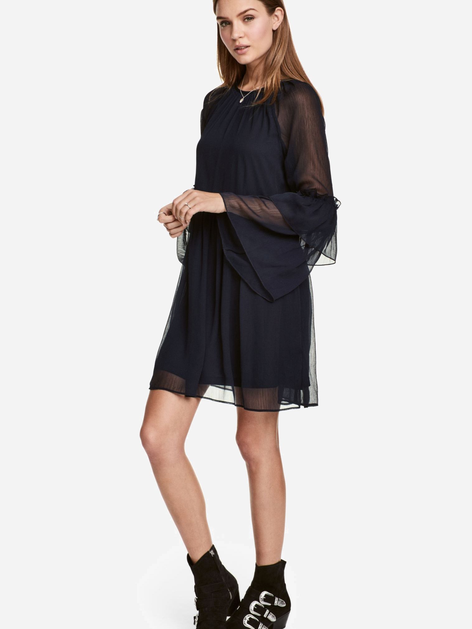 

Платье H&M 0507704-5  Синее (СА2000001573303, Платье H&M 0507704-5 34 Синее (СА2000001573303)