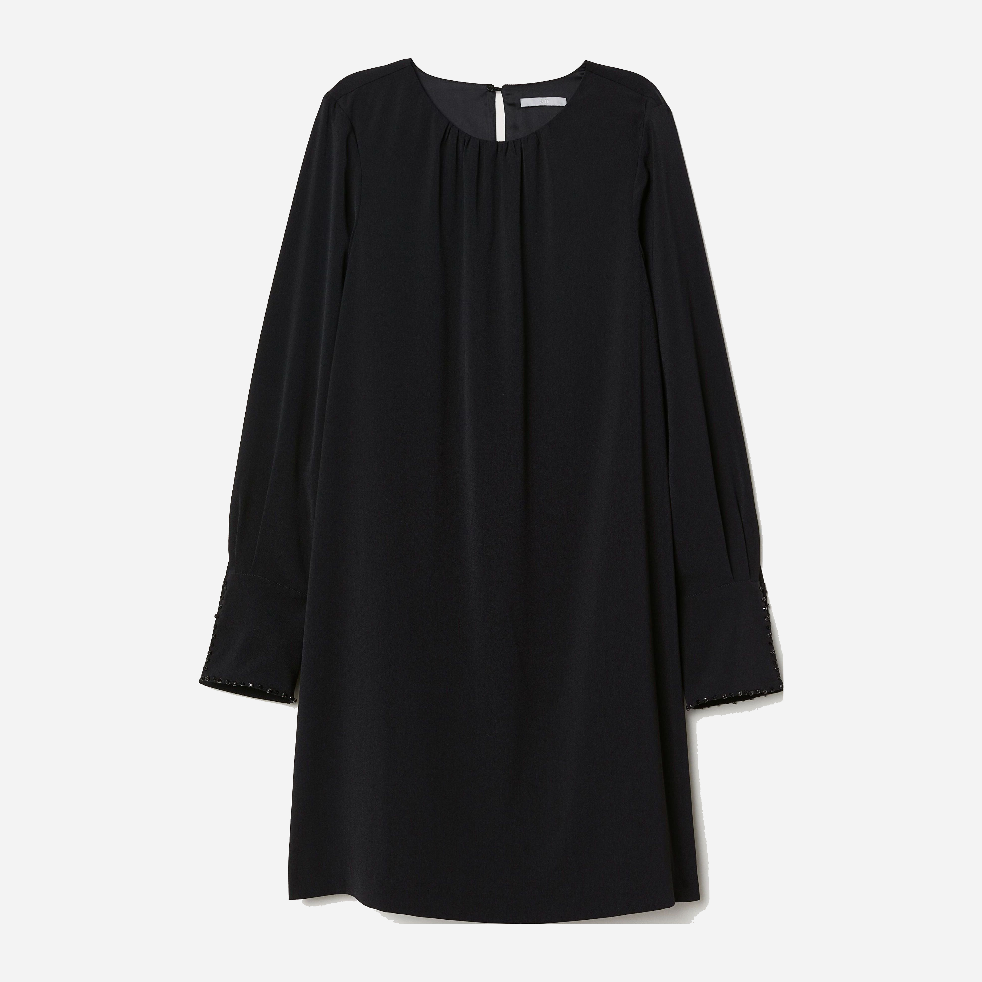 

Платье H&M 0663567-8 40 Черное (СА2000001558614)