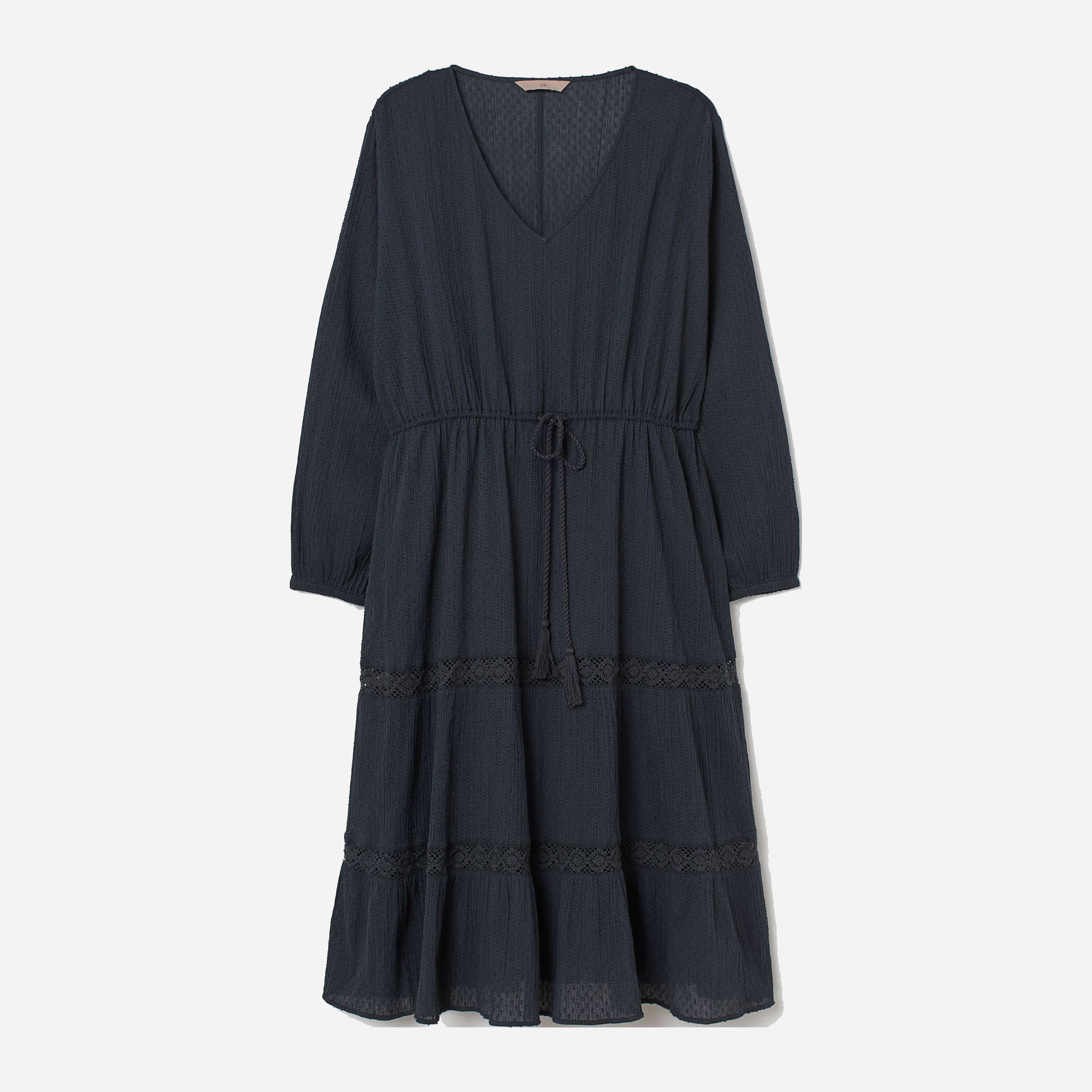 

Платье H&M 0713714-9  Черное (СА2000001692073, Платье H&M 0713714-9 46 Черное (СА2000001692073)