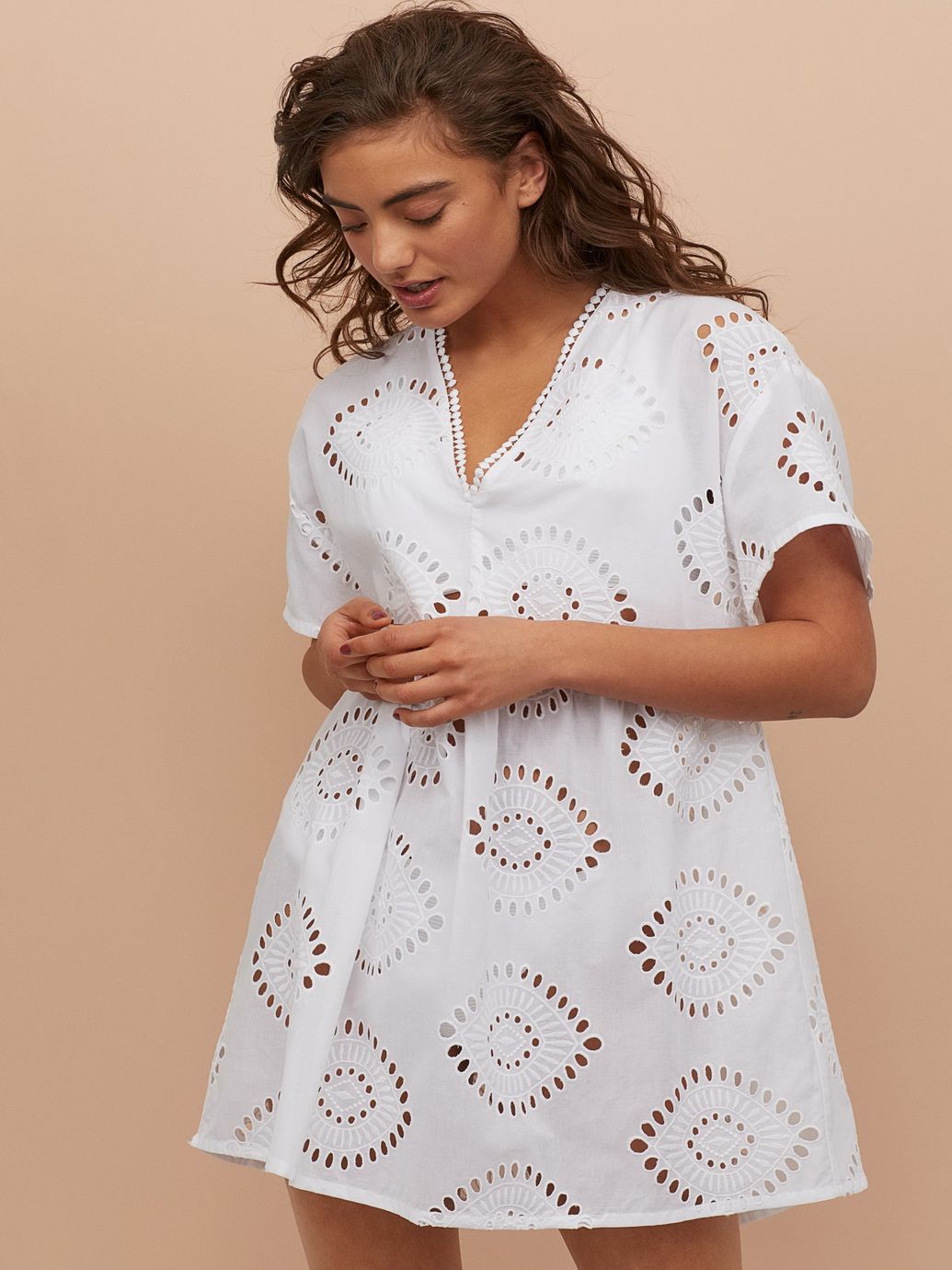 

Платье H& 0748582-0 - Белое (СА2000001676639, Платье H&M 0748582-0 M-L Белое (СА2000001676639)