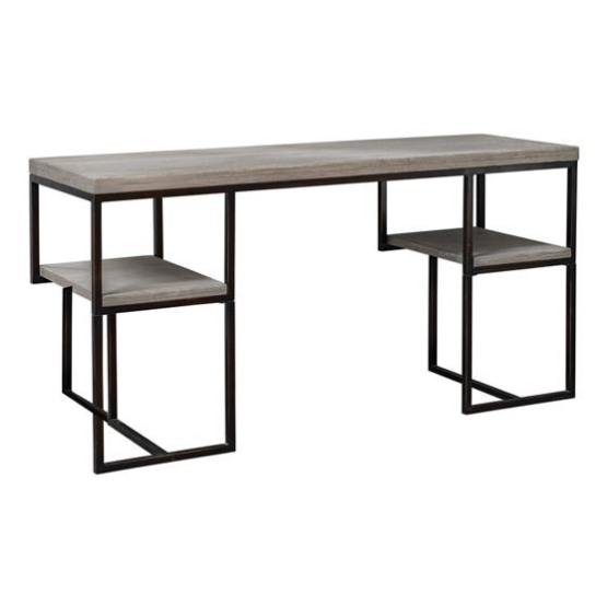 

Стол письменный в стиле Лофт металлический StepLoft Comp-table-159