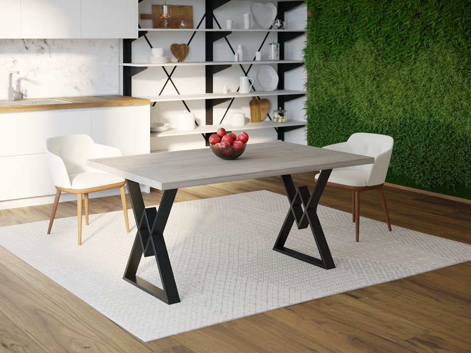 

Обеденный стол HYGGE HG166 Брендерслев 150 х 80 х 75 см ДСП Дуб Серый