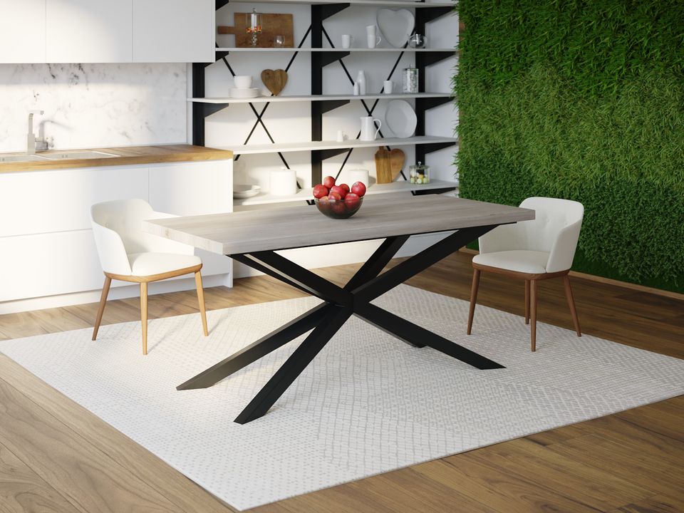 

Обеденный стол HYGGE HG101 Орхус 135 х 80 х 75 см ДСП Дуб Серый