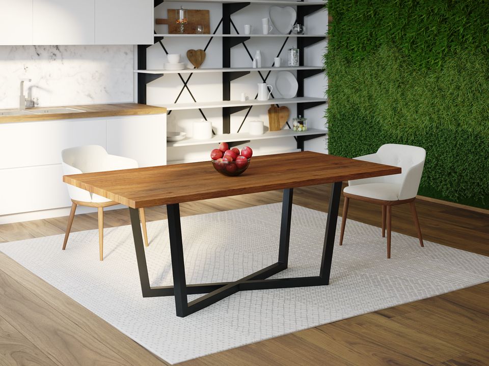 

Обеденный стол HYGGE HG146 Скандерборг 135 х 80 х 75 см ДСП Дуб Ореховый