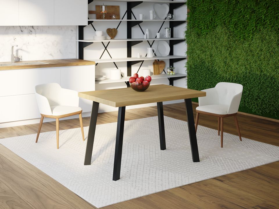 

Обеденный стол HYGGE HG105 Гентофте 135 х 80 х 75 см ДСП Дуб Светлый