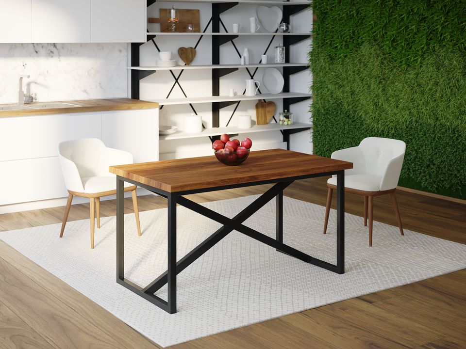 

Обеденный стол HYGGE HG158 Грена 150 х 80 х 75 см ДСП Дуб Ореховый