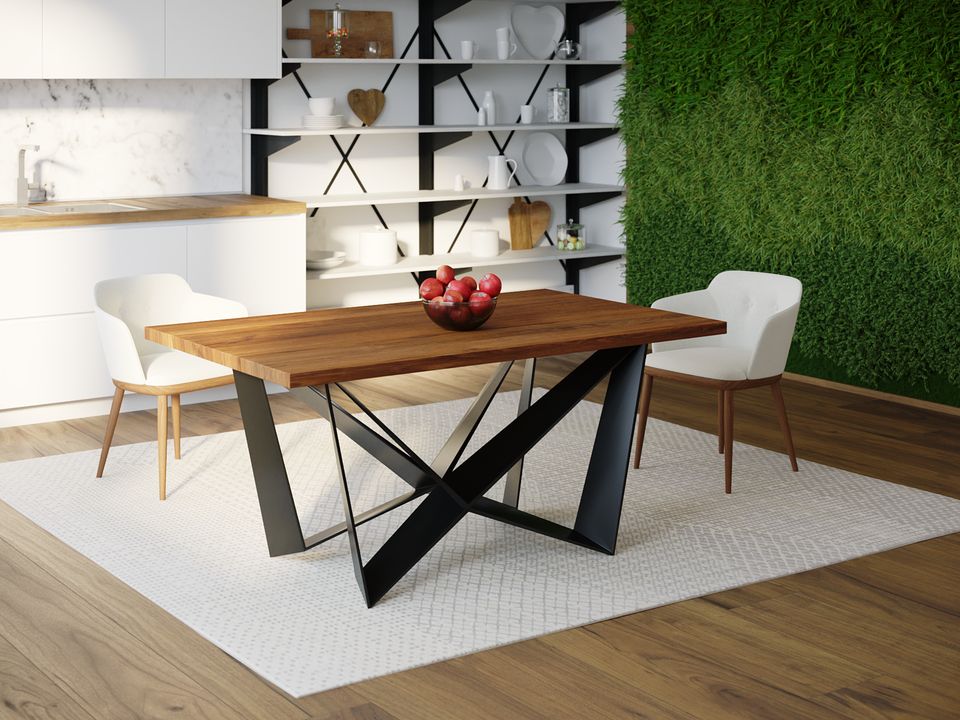 

Обеденный стол HYGGE HG171 Хедехусен 120 х 80 х 75 см ДСП Дуб Ореховый