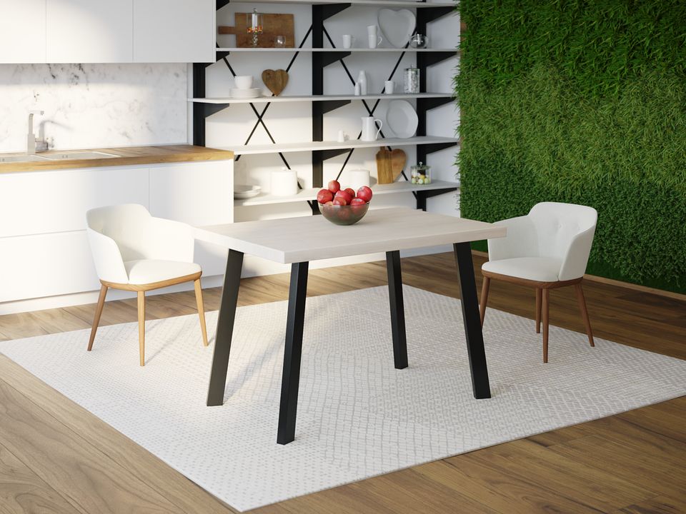 

Обеденный стол HYGGE HG105 Гентофте 150 х 80 х 75 см ДСП Дуб Белый