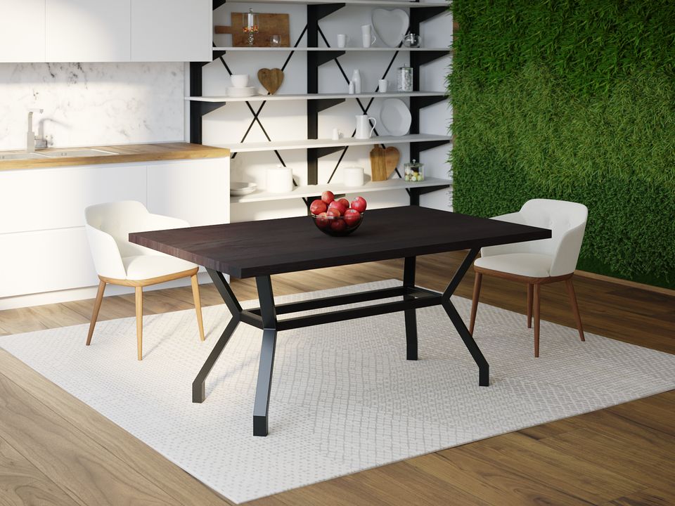 

Обеденный стол HYGGE HG133 Холбек 150 х 80 х 75 см ДСП Дуб Венге