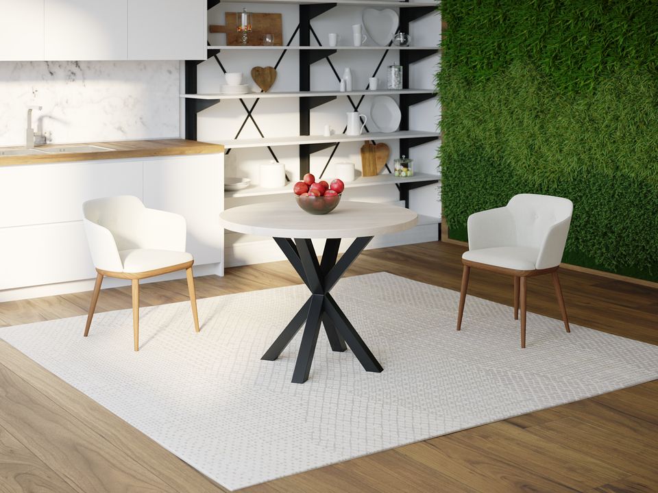 

Обеденный стол HYGGE HG110 Горсенс Круглый 75 х 75 х 75 см ДСП Дуб Белый