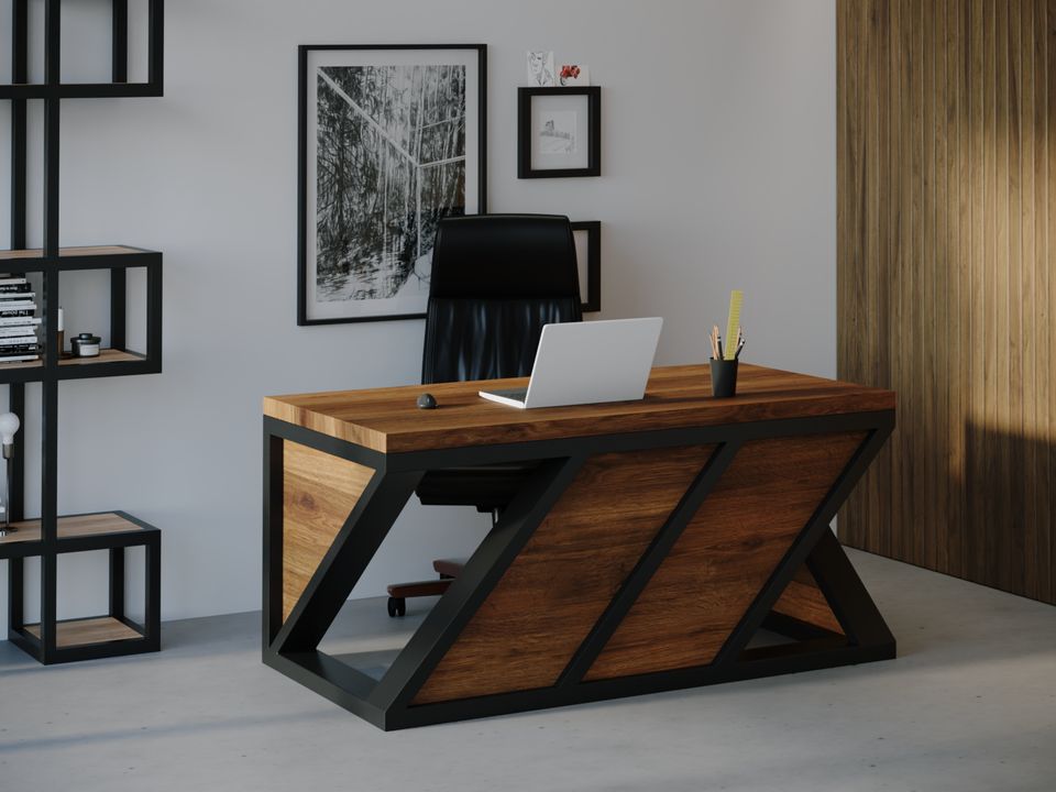 

Компьютерный стол HYGGE HG102 Оденсе 135 х 80 х 75 см ДСП Дуб Ореховый (HG10213875waOPar)
