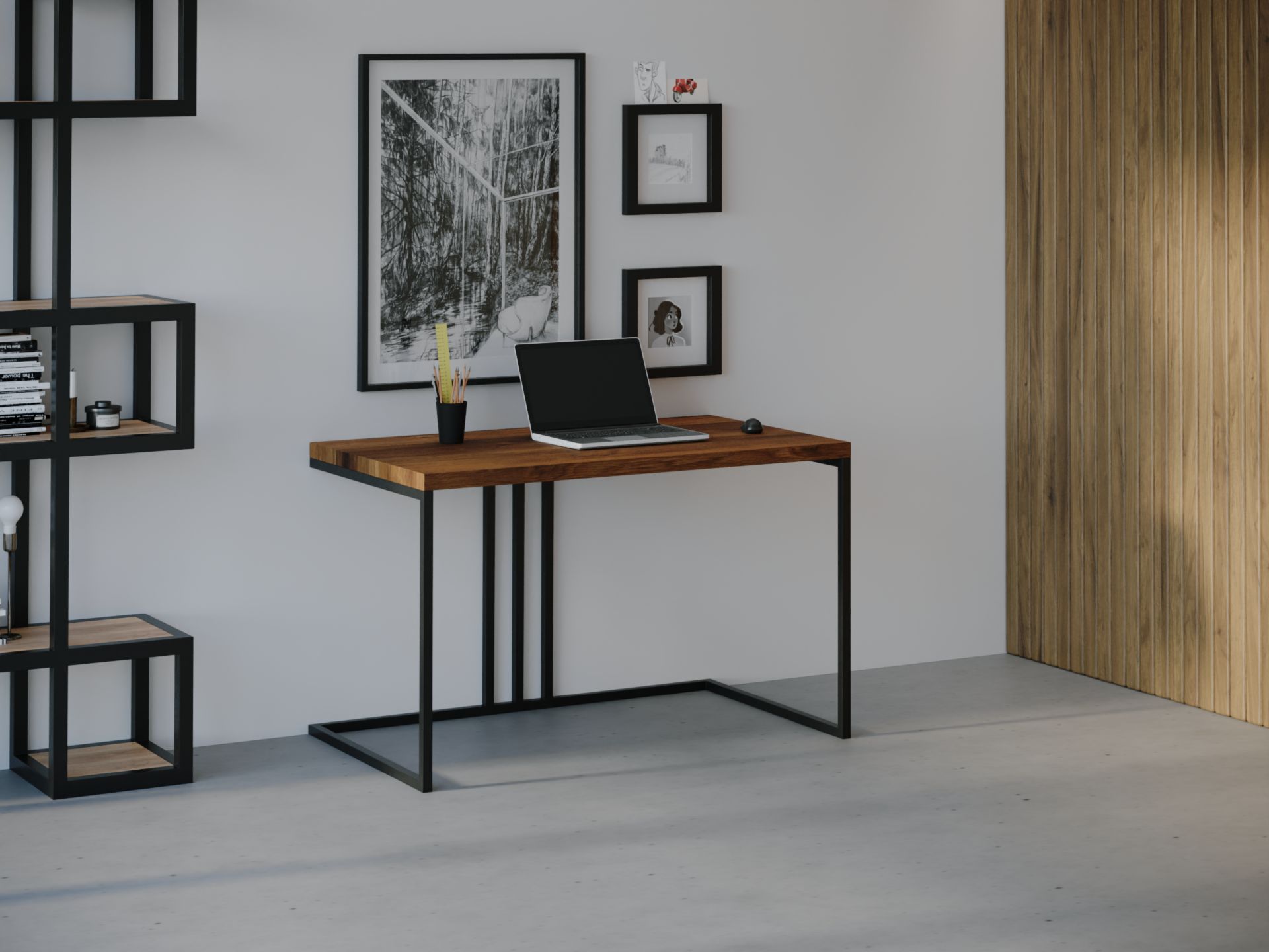 

Компьютерный стол HYGGE HG027 Гейрангер-фьорд 120 х 80 х 75 см ДСП Дуб Ореховый
