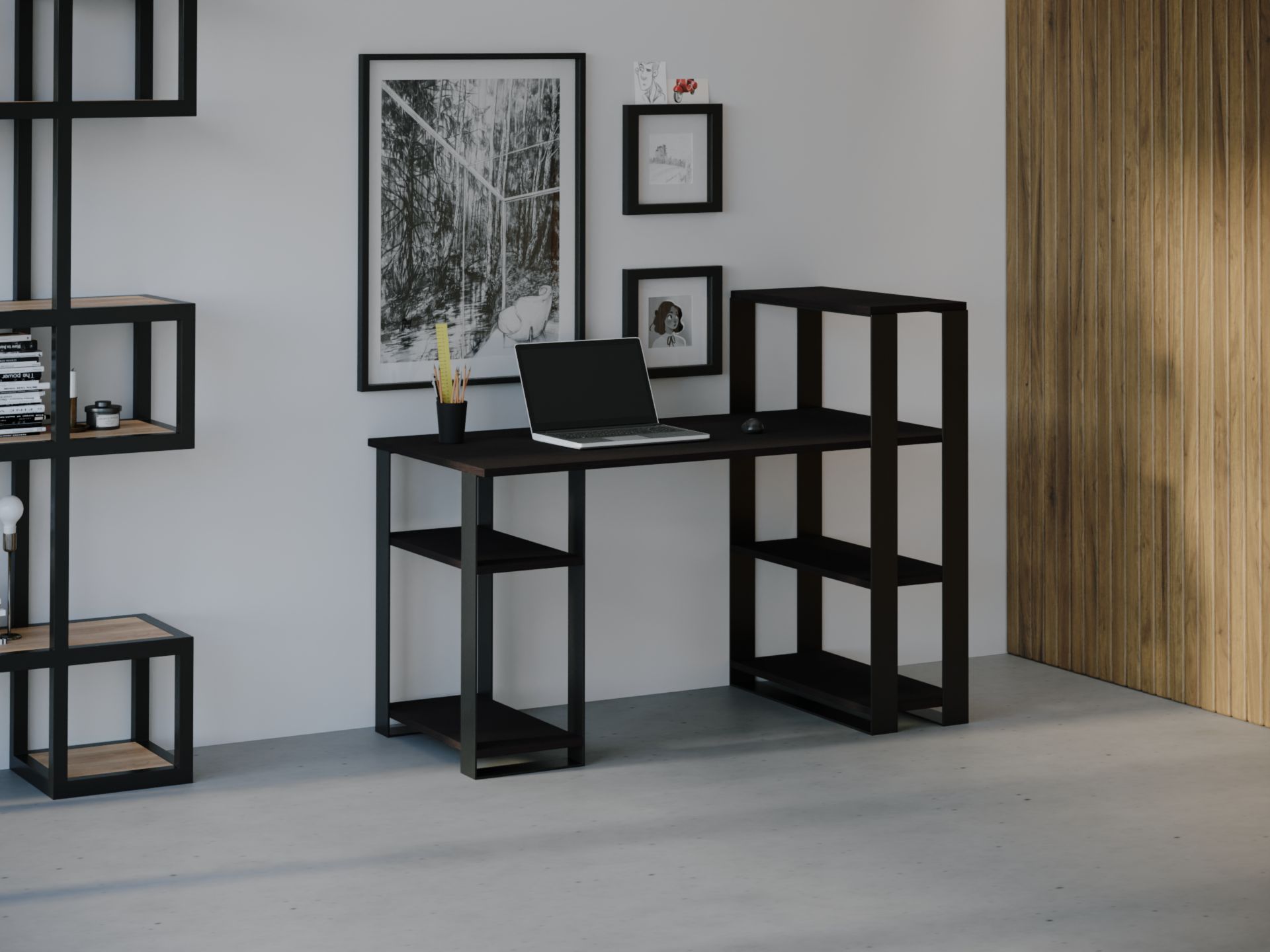 

Компьютерный стол HYGGE HG031 Лиллехаммер 135 х 80 х 75 см ДСП Дуб Венге