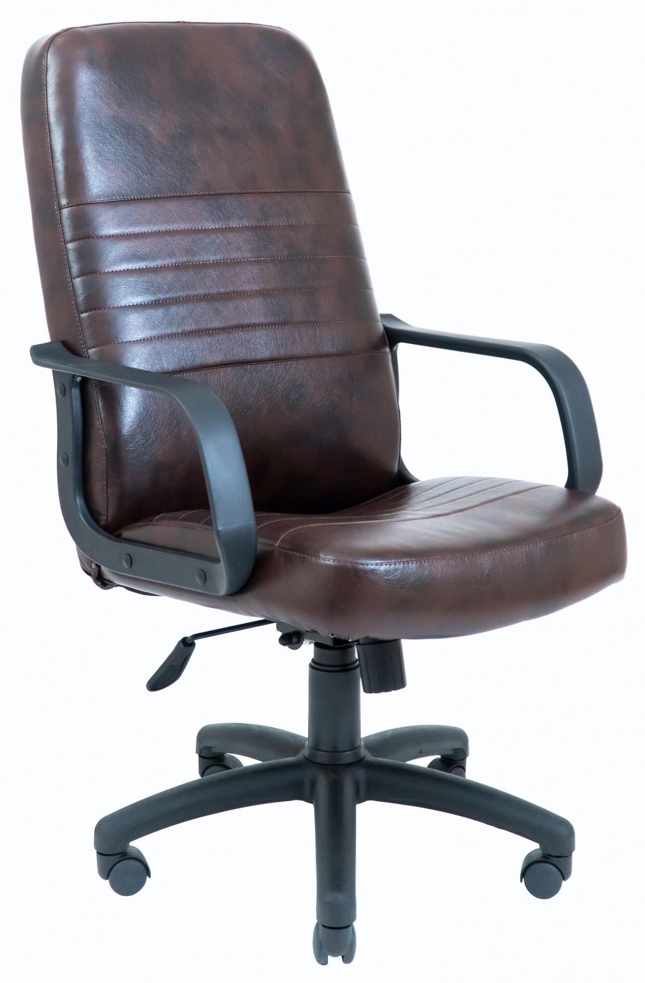 

Офисное Кресло Руководителя Prius Титан Dark Brown ПлаStick М3 MultiBlock Коричневое