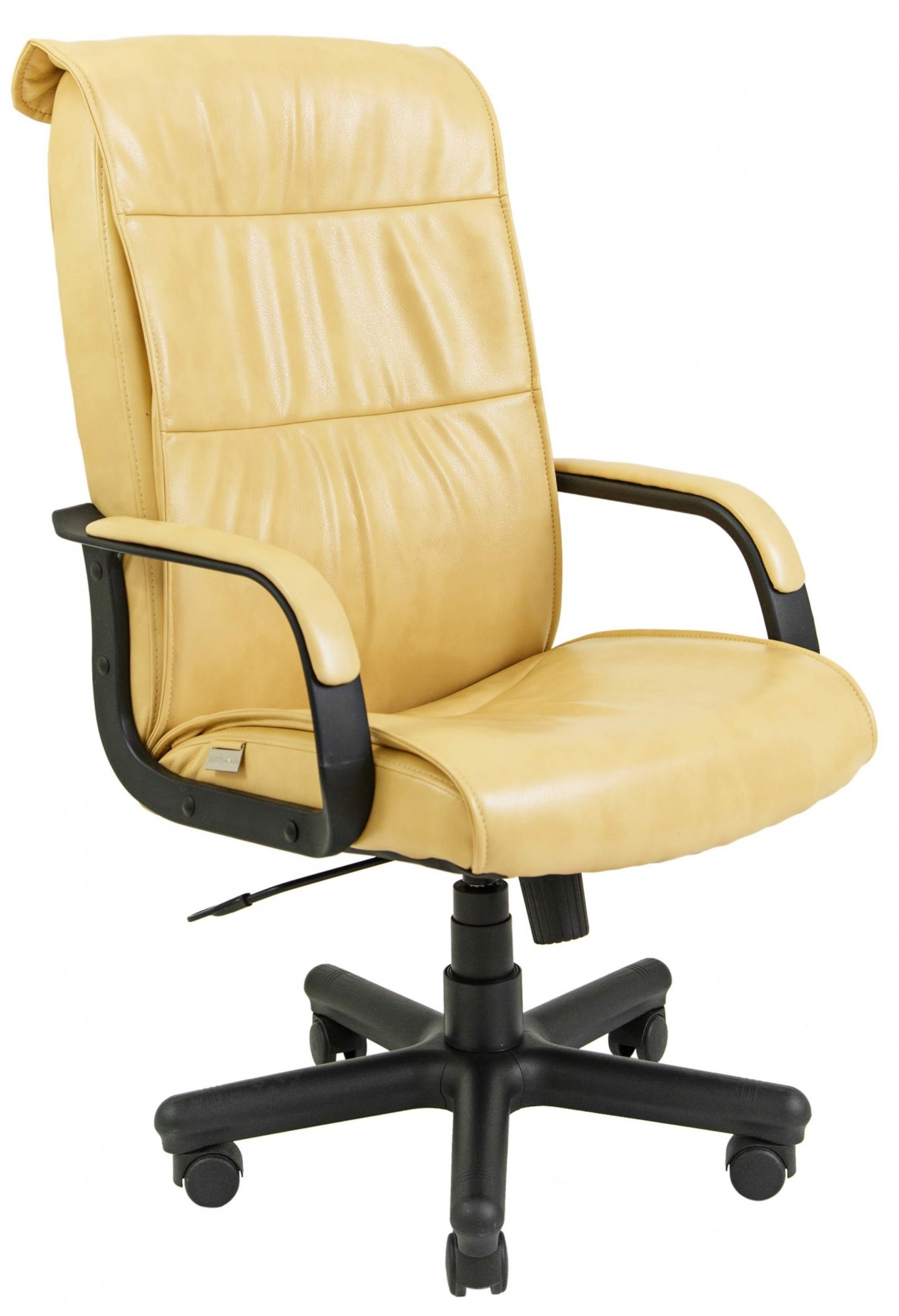 

Офисное Кресло Руководителя Rio Мадрас Gold Beige ПлаStick Рич М3 MultiBlock Бежевое